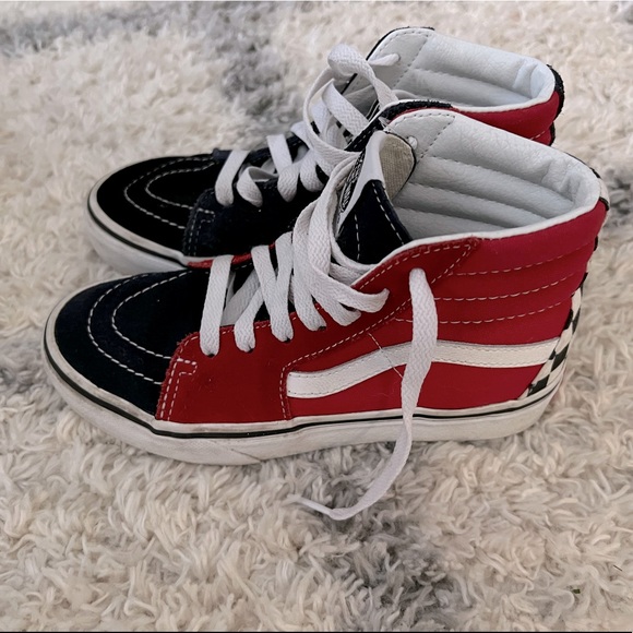 Off the Wall Vans Red White Blue - Picture 2 of 5